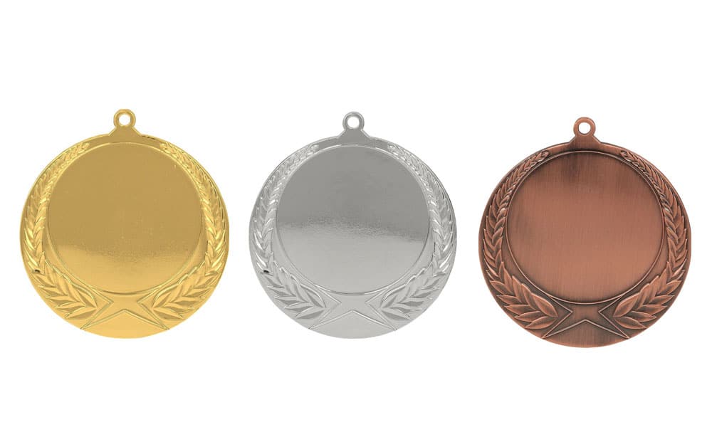 10 GoKart-Medaillen mit Deutschland-Bändern 
