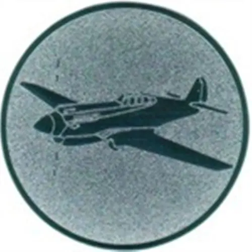 Emblem Motorflugzeug für Pokale