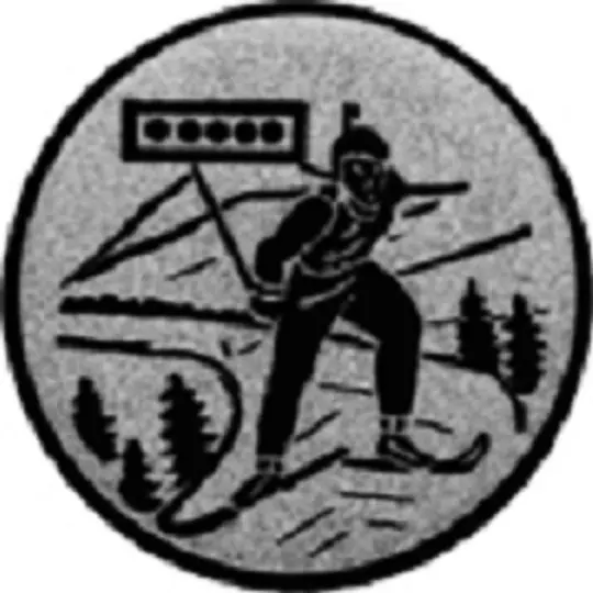 Emblem Biathlon für Pokale