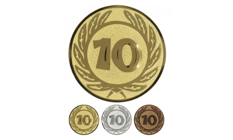 Embleme Zahl 10 Jubiläum